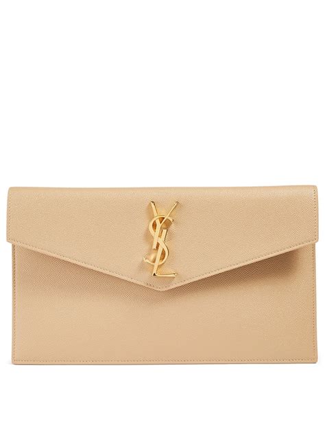 ysl uptown envelope pouch|ysl uptown pouch beige.